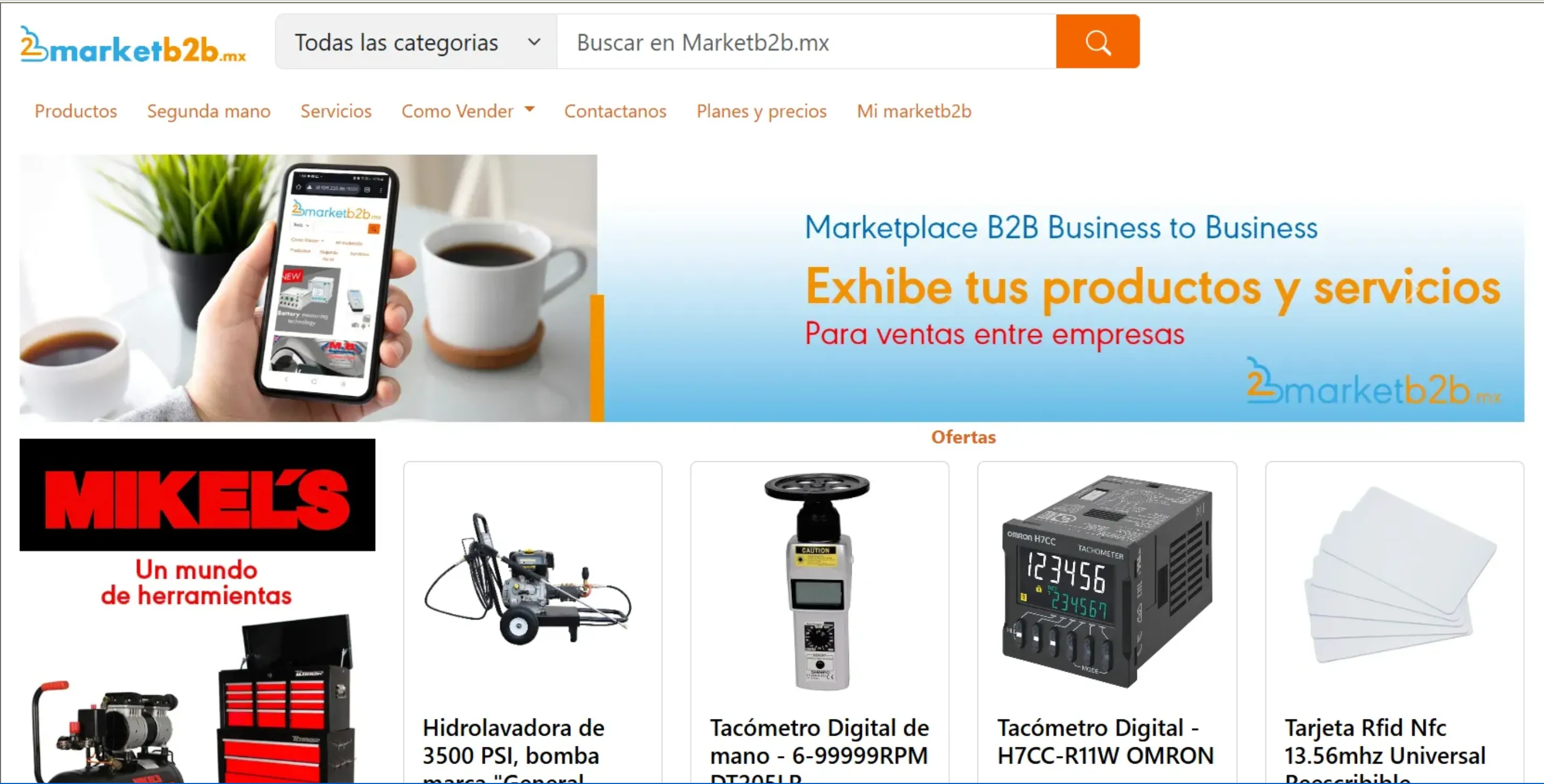 Estas viendo el panel de marketb2b