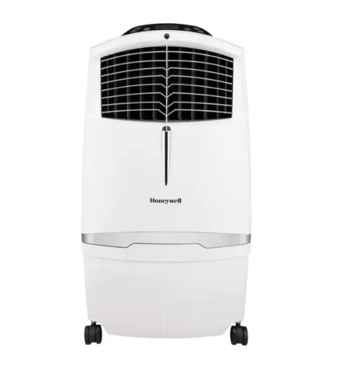 Honeywell CL30XC 806CFM 491 sq. ft. Indoor Evaporative Air Cooler with Remote Control en color blanco