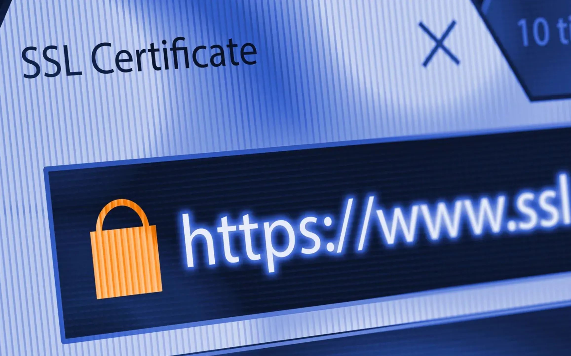 Un candado que muestra que la página es segura