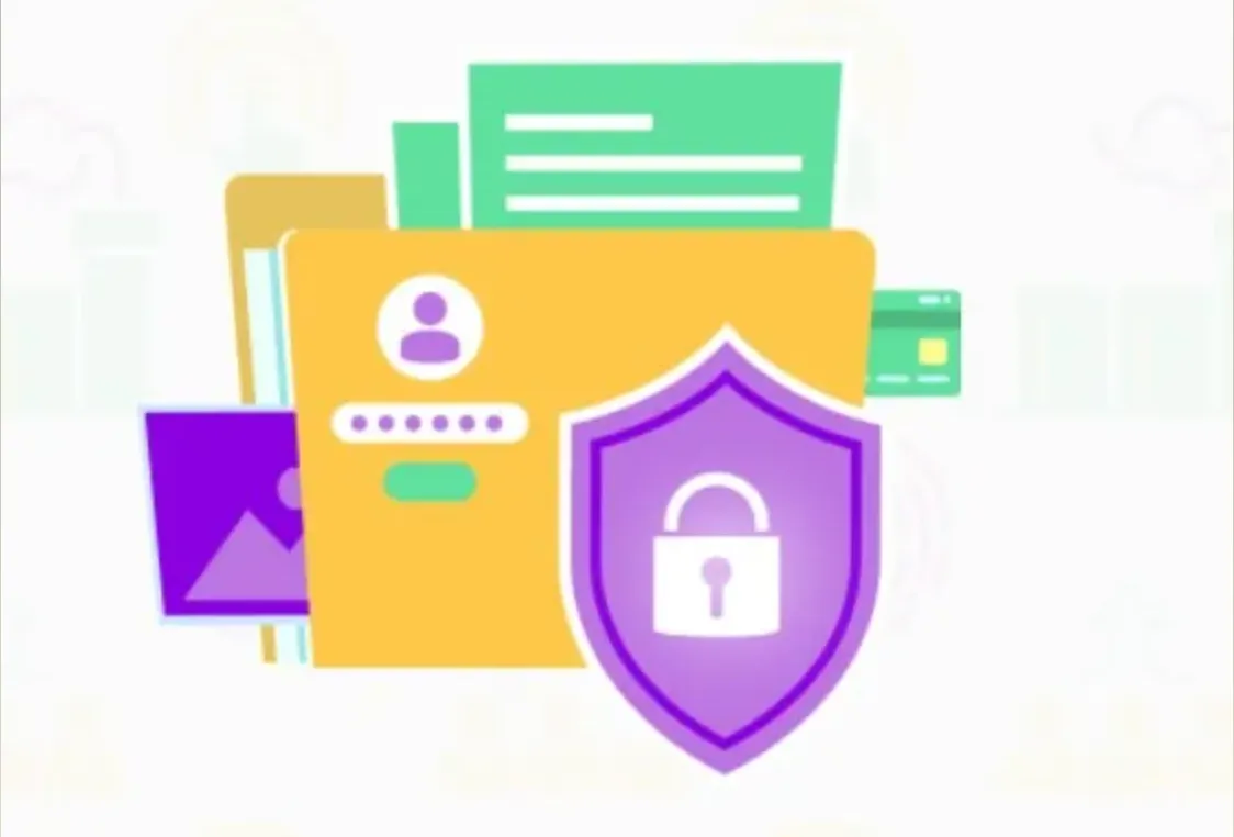 Una carpeta con documentos protegidos por un candado