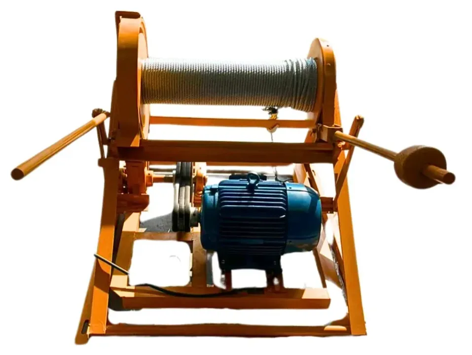 Malacate para construccion de una tonelada