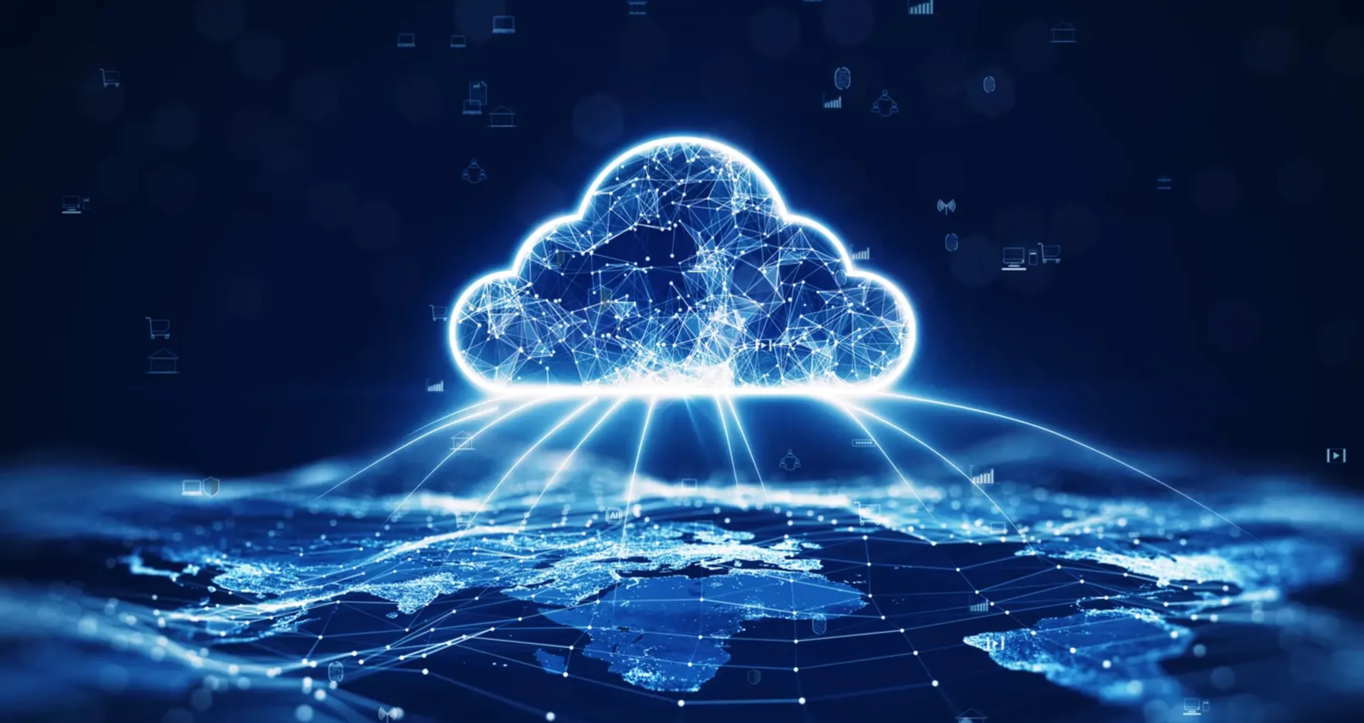 Imagen de la nube arriba del planeta