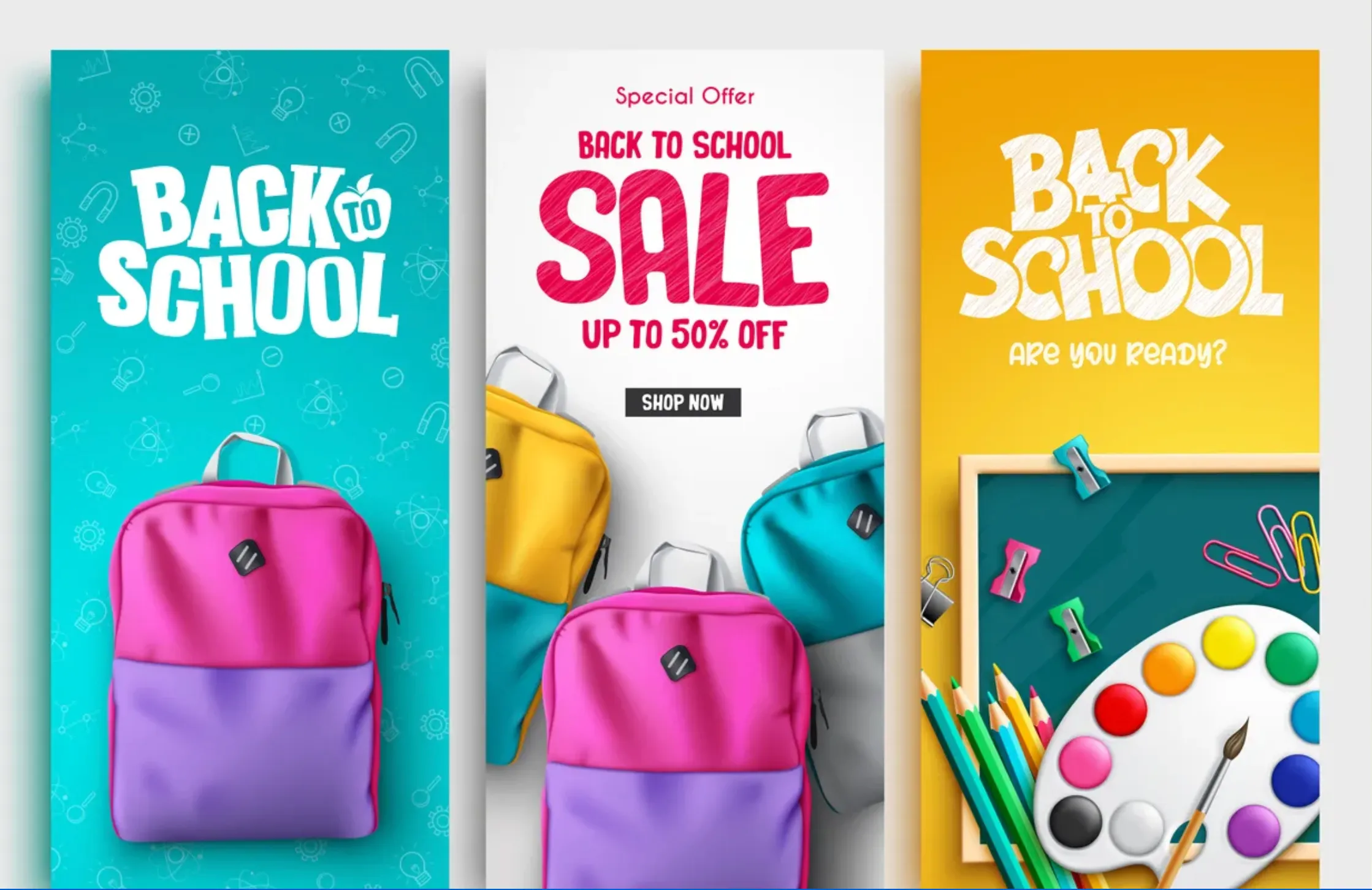 Ofertas que dicen back to school