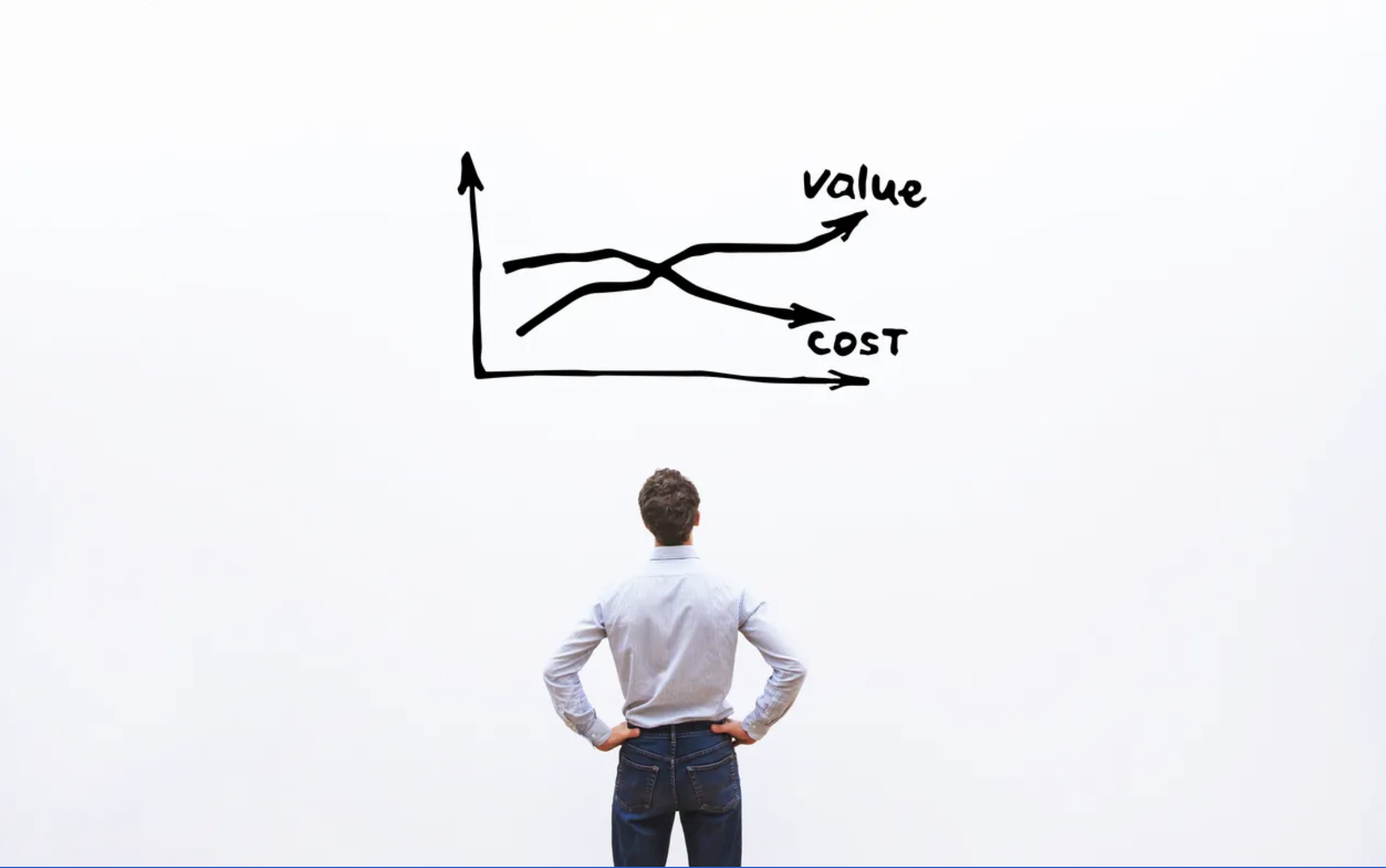 joven analizando una grafica 