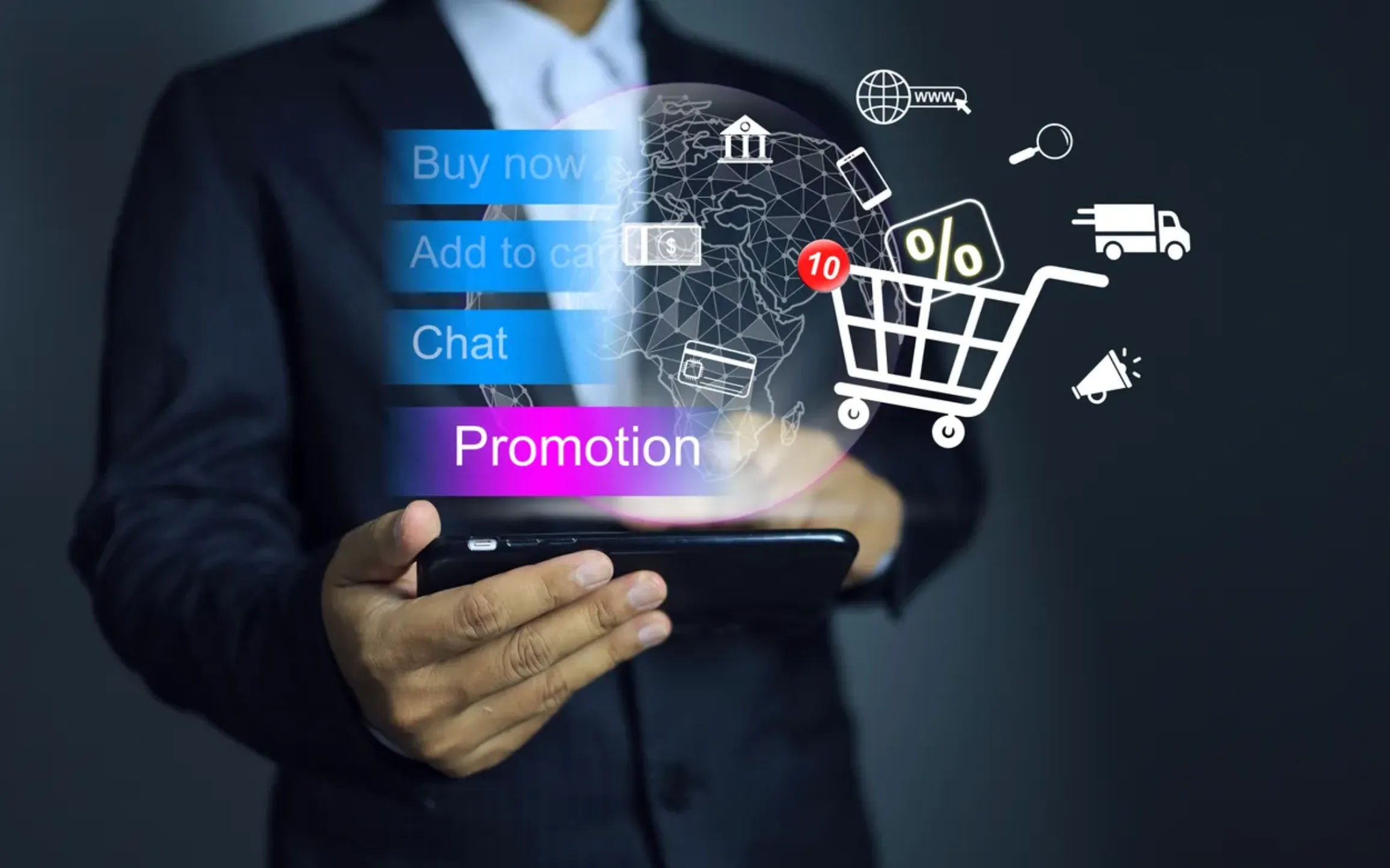 persona eligiendo el marketplace que va a usar