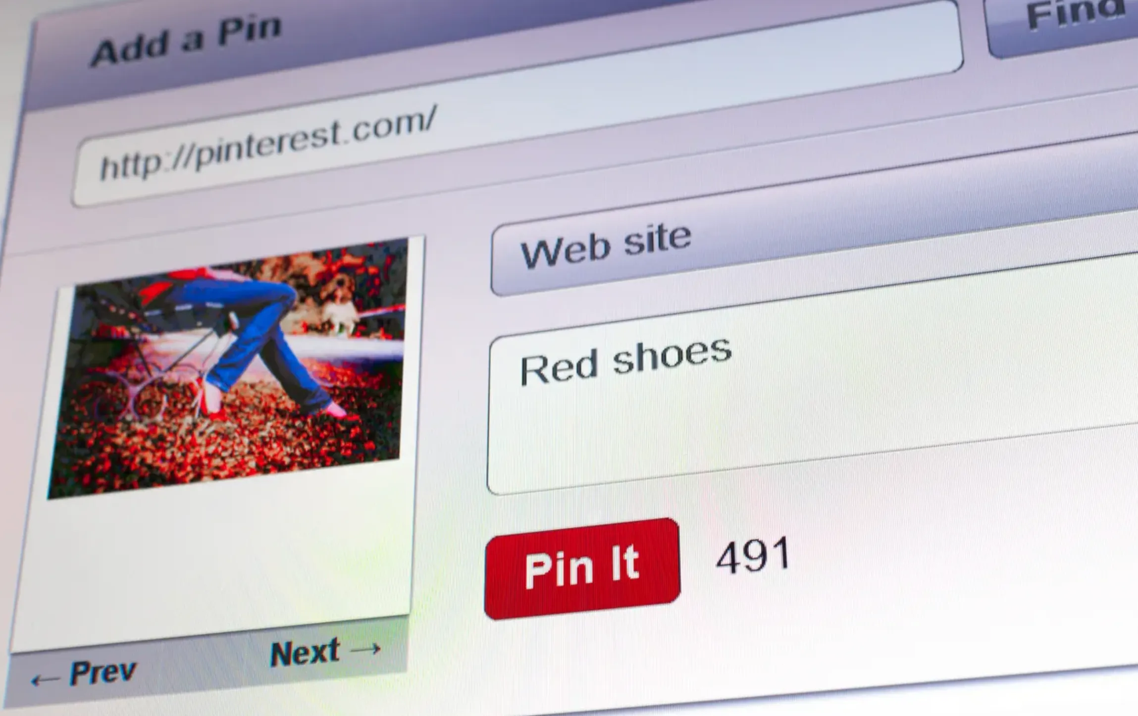 Buscador de pinterest que busca red shoes, zapatos rojos