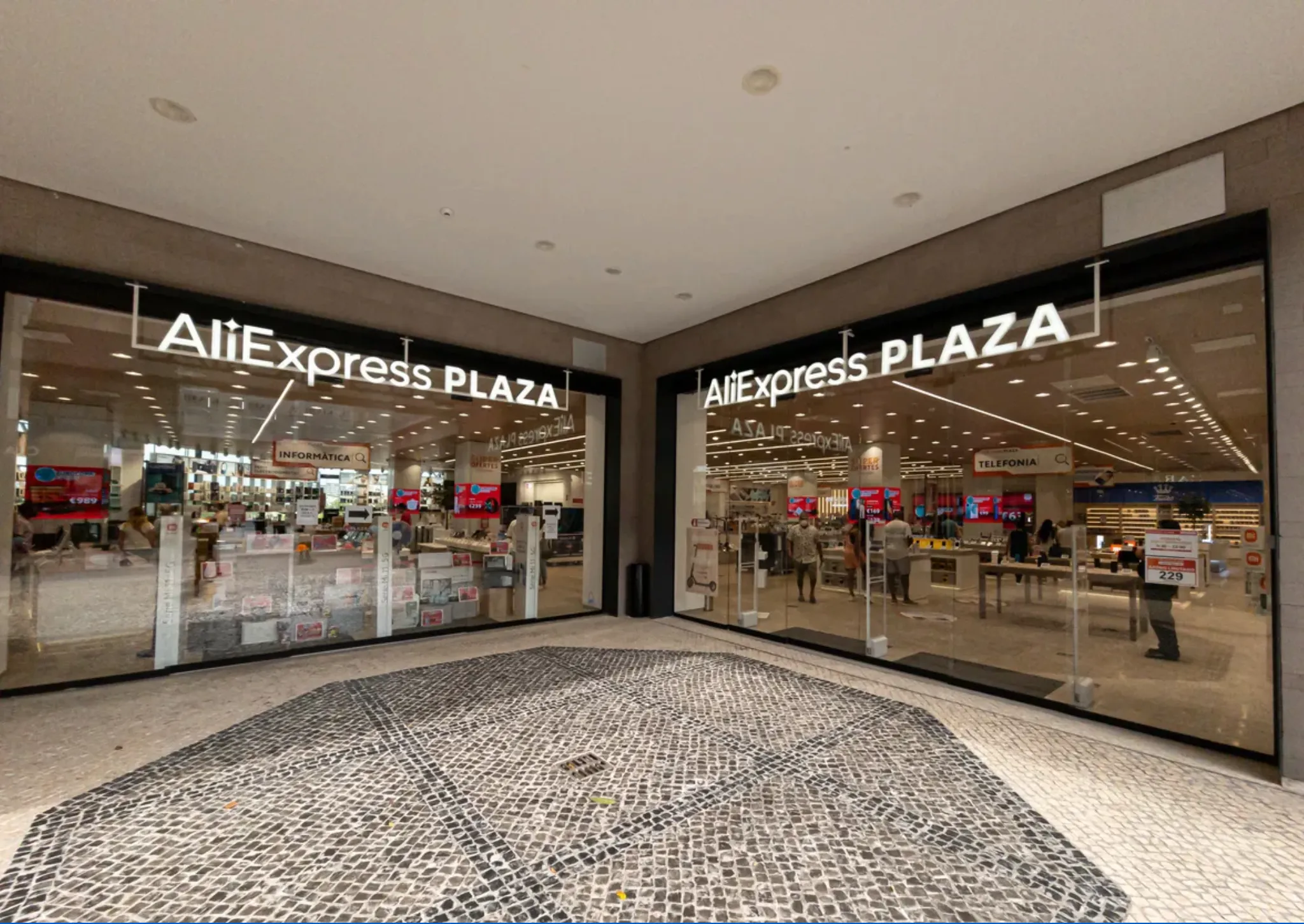 imagén de la plaza de la app Aliexpress