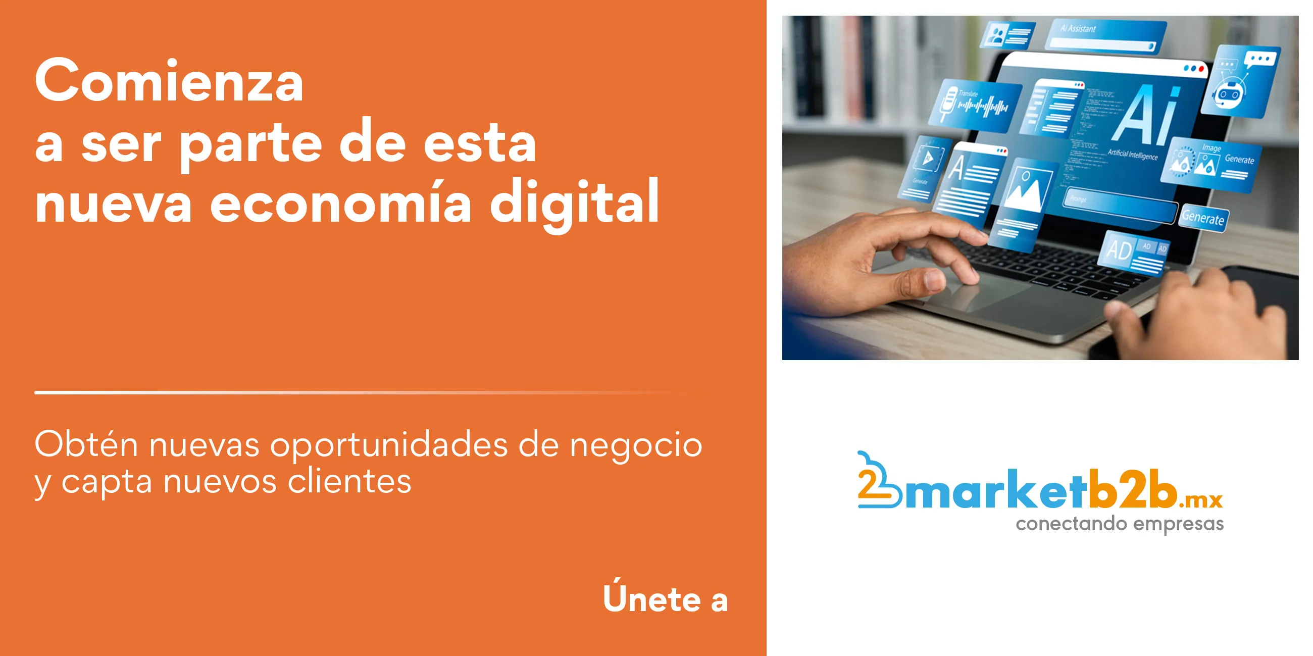 Promueve el uso del marketplace digital Marketb2b para promover productos y servicios para tratamiento de aguas.