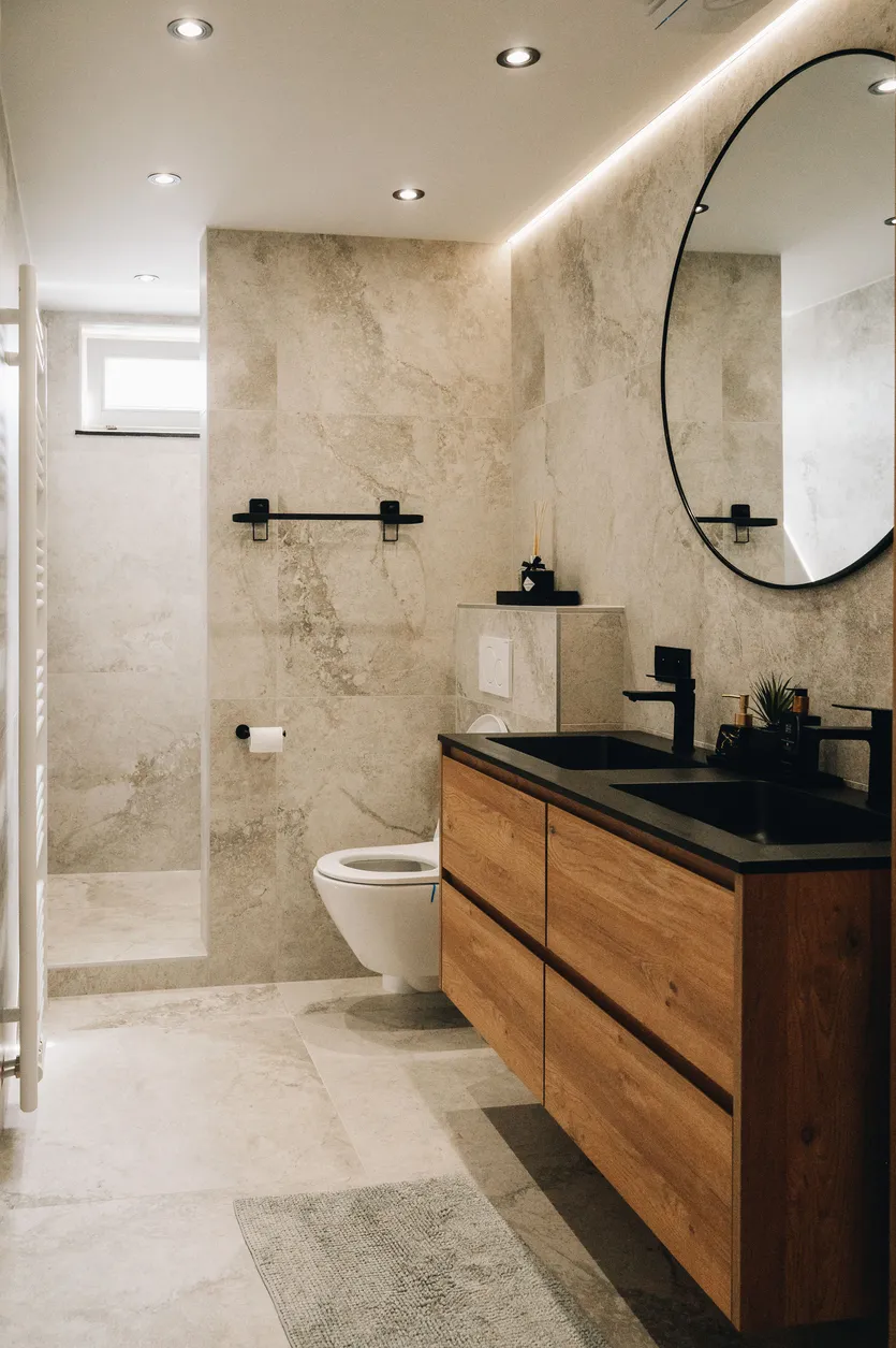 baño con muebles de baño de diseño