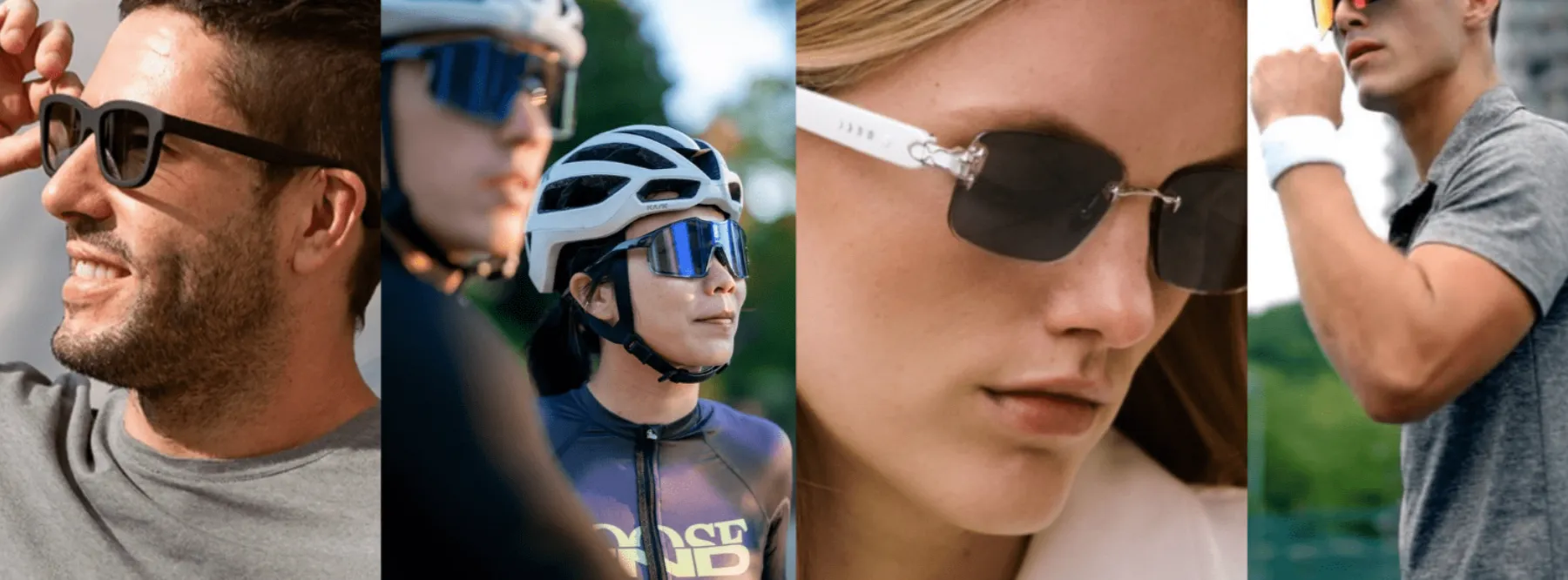 lentes tech-fashion; que cambian de color, opacidad ajustable y funciones para música y llamadas