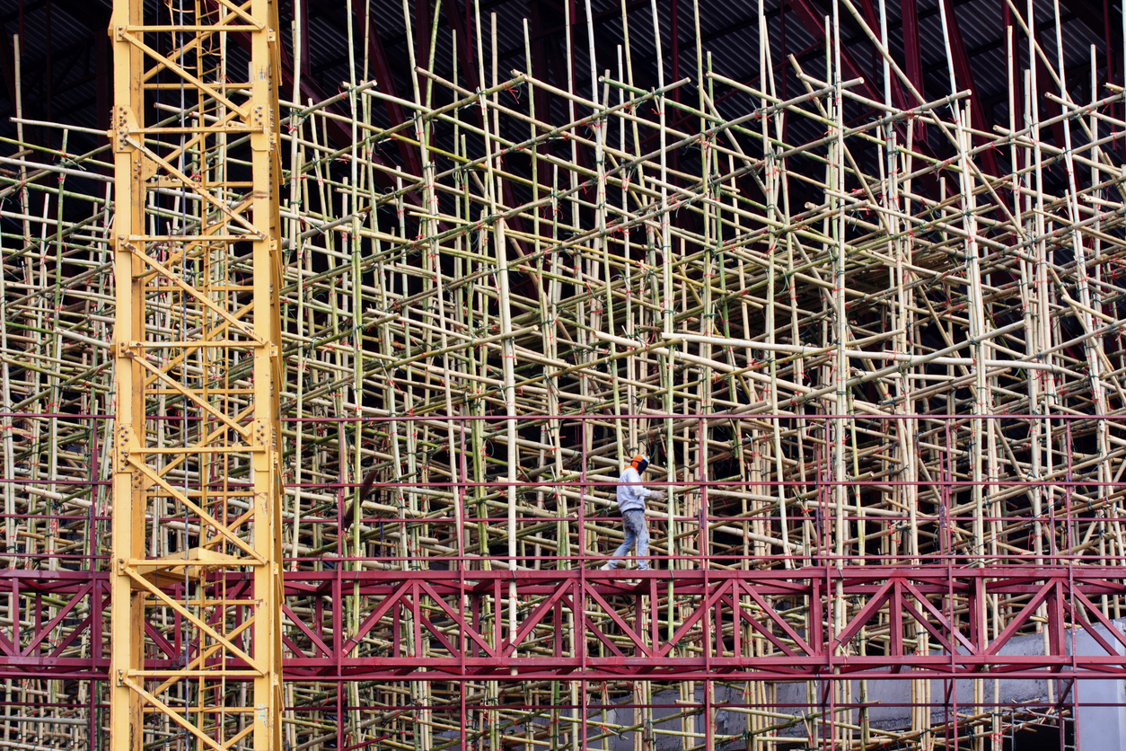Andamios en Querétaro para obra y mantenimiento