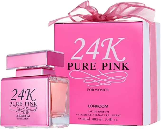 Perfume Mujer 24K Pure Pink Lonkoom vista frontal 