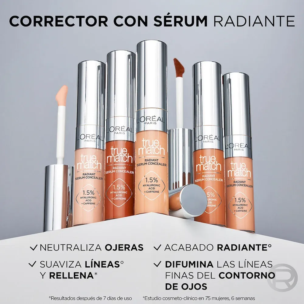 Paris Corrector True Match con acido vista frontal 