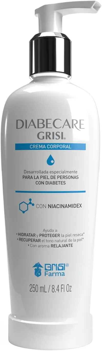 Crema Diabecare Grisi 250 ml vista frontal 