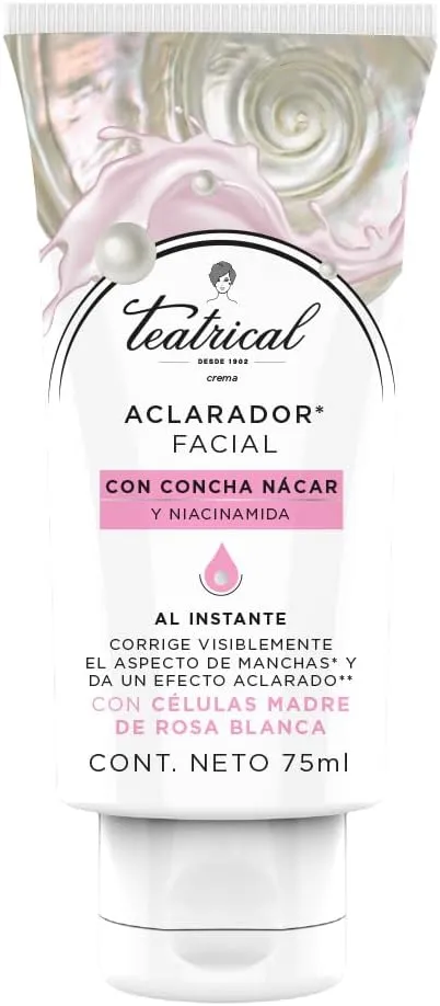Crema Facial Aclaradora TEATRICAL vista frontal 