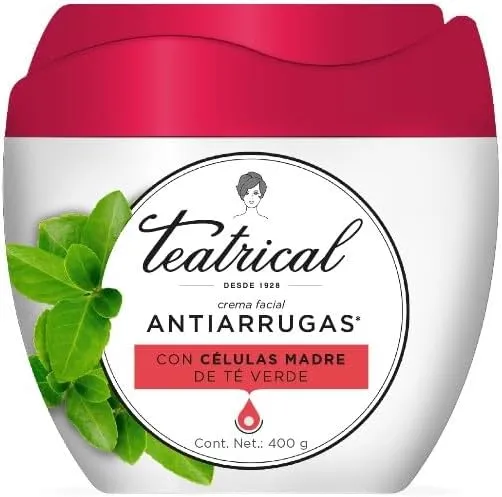 TEATRICAL Crema Facial Antiarrugas con Células Madre vista frontal 