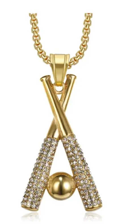 Collar Bates de Béisbol Acero Inoxidable con Zirconia al por Mayor