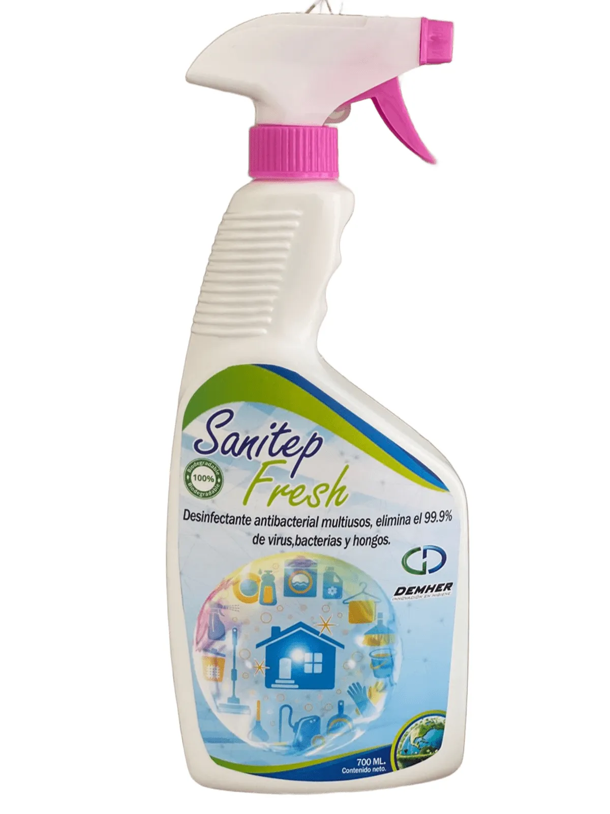 Sanitep Fresh Desinfectante Antibacterial Multiusos. Envase de 700 ml