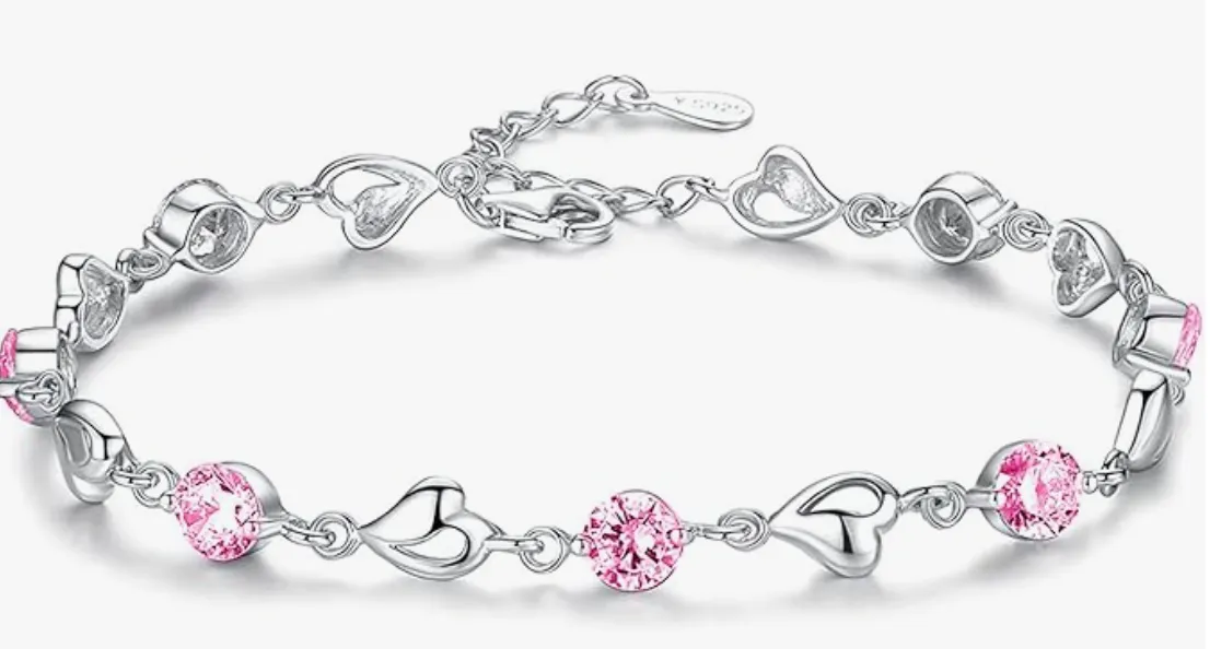 Pulseras para Mujer TREENEST | Pulsera de Corazón Elegante al Mayoreo