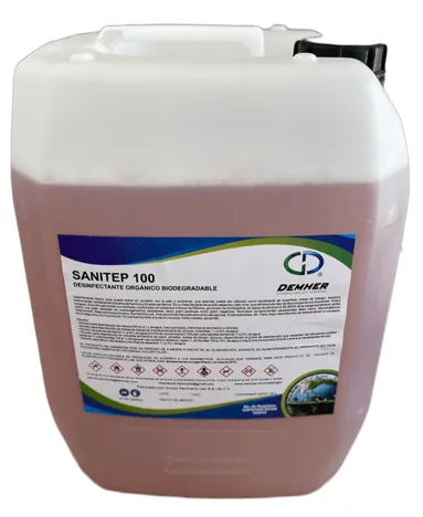 SANITEP 100 Desinfectante Orgánico bidón de 20 litros vista frontal