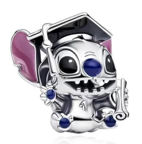 Stitch S925 Sterling Silver Charm Pendant - Venta al por Mayor