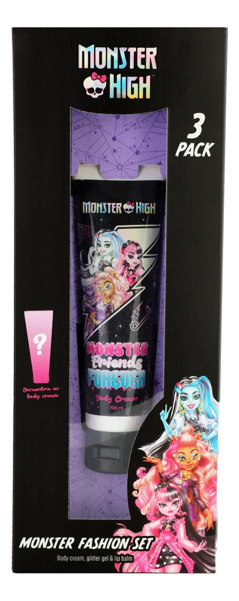 Tripack de Fragancias para Niñas Monster High Halloween vista frontal 