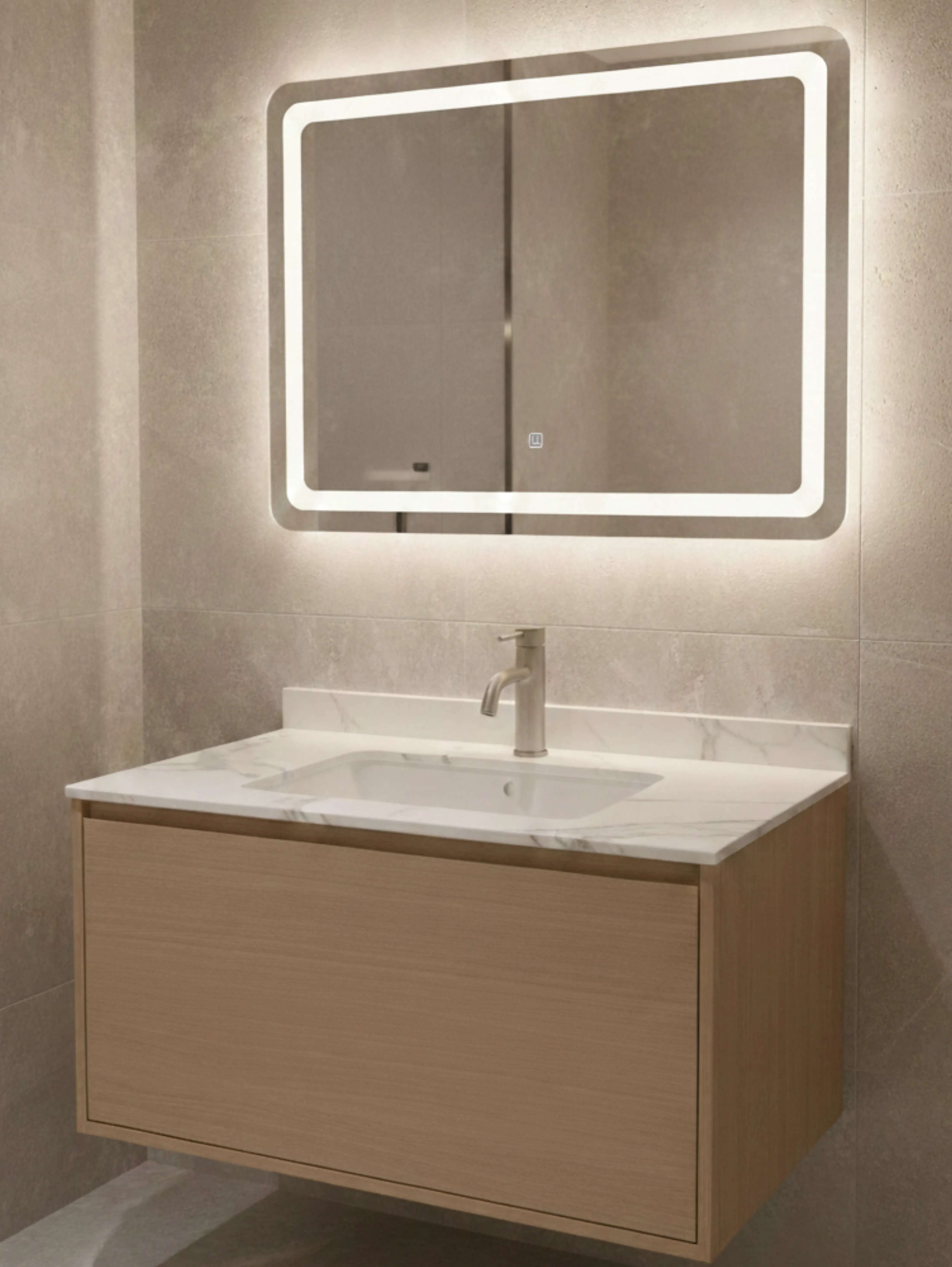 Mueble de Baño Empotrable ANDRA vista frontal 