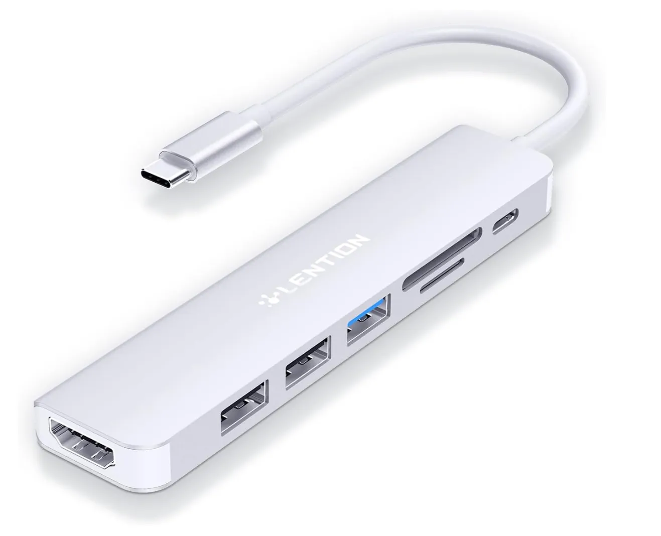 Adaptador USB Tipo C 7 en 1 al Mayoreo | Alta Compatibilidad y Potencia