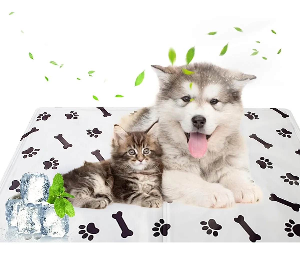 Tapete Refrescante para Perros Grandes y Gatos  Mandag Wigeti 90x50 cm vista frontal 