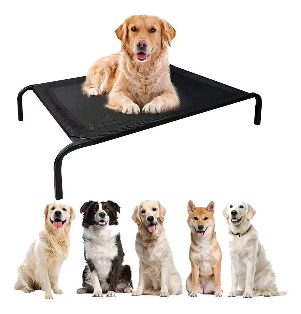 Cama Elevada Portátil Para Perro Azyaadixx  vista frontal 