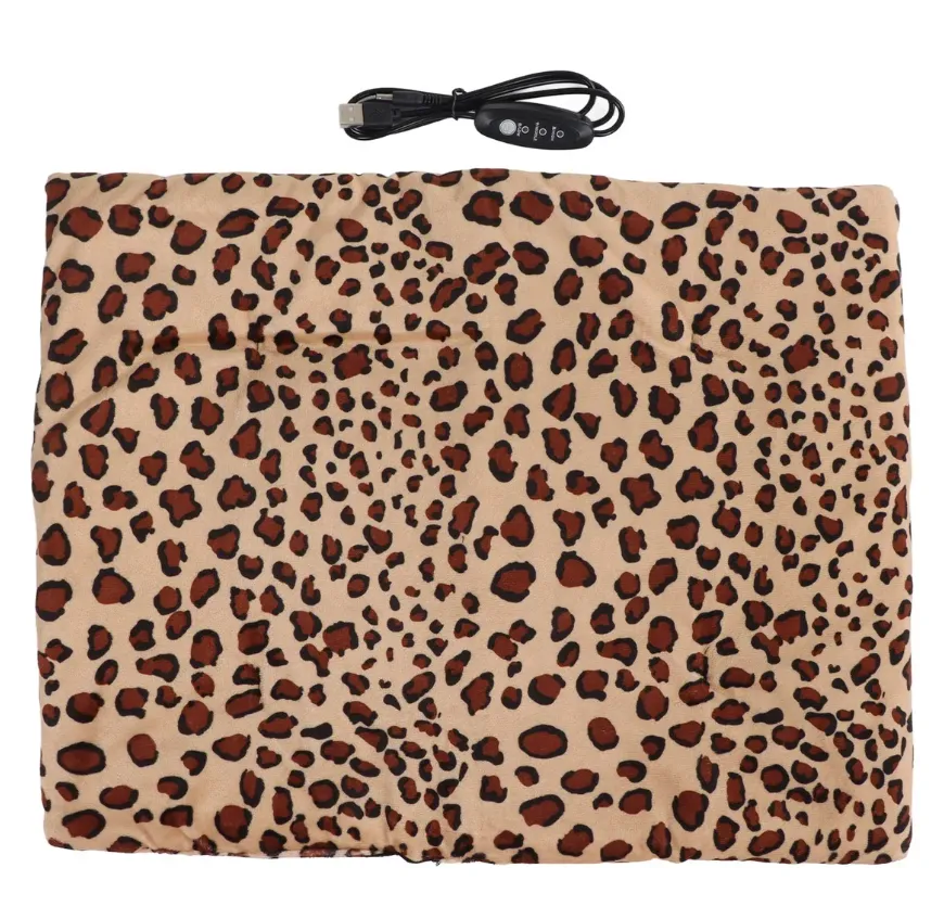 Almohadilla Térmica para Mascotas Lavable, Plegable y con Carga USB - Venta al Mayoreo