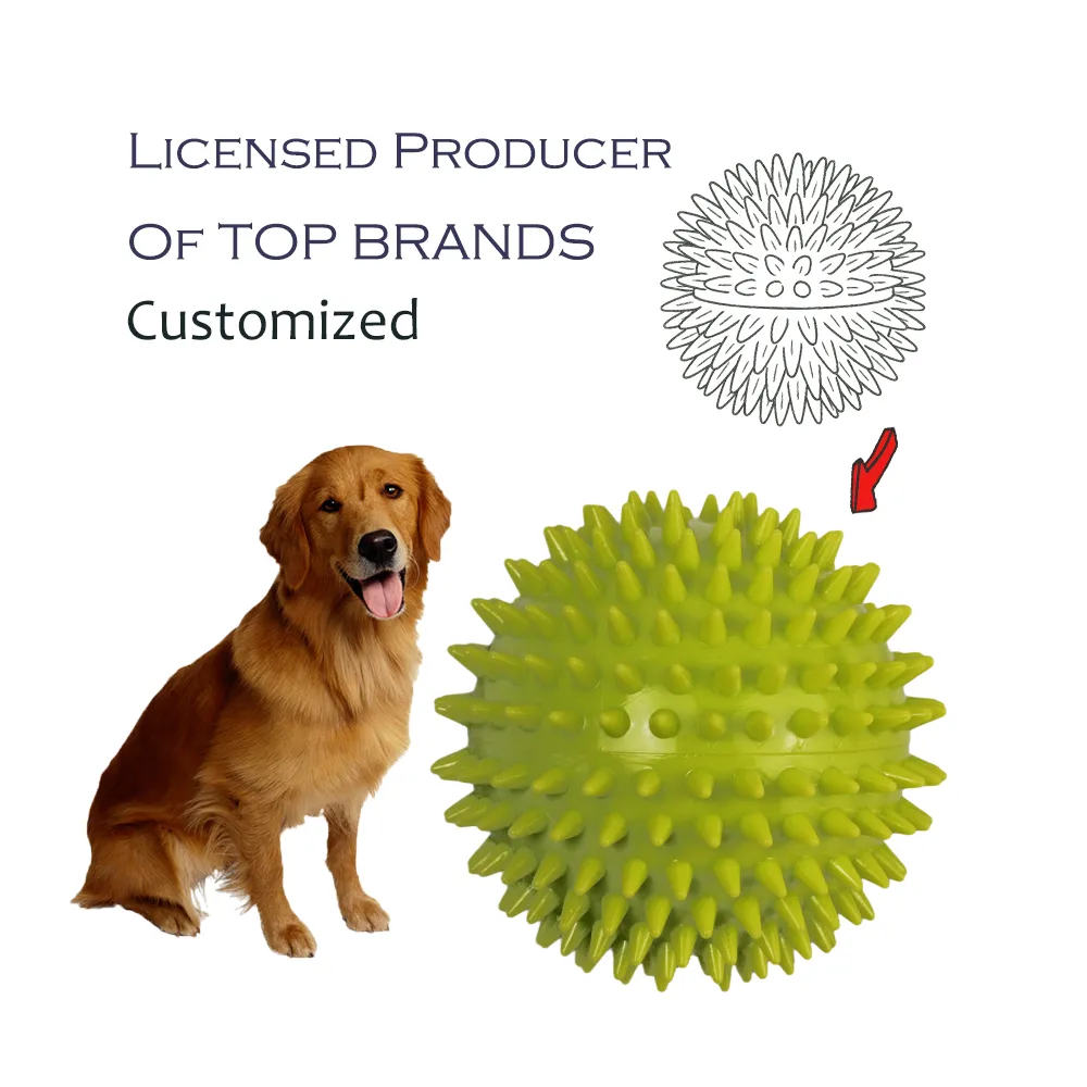 Pelota Squeaker LED 2 en 1 para Perros vista frontal 