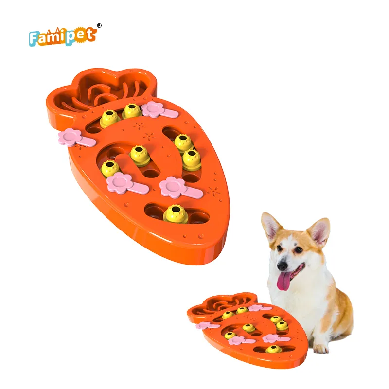 Juguete Interactivo Zanahoria para Perros vista frontal 