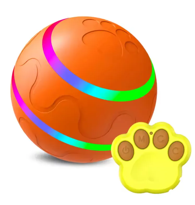 Juguete Interactivo Inteligente para Perros y Gatos con Luz LED vista frontal