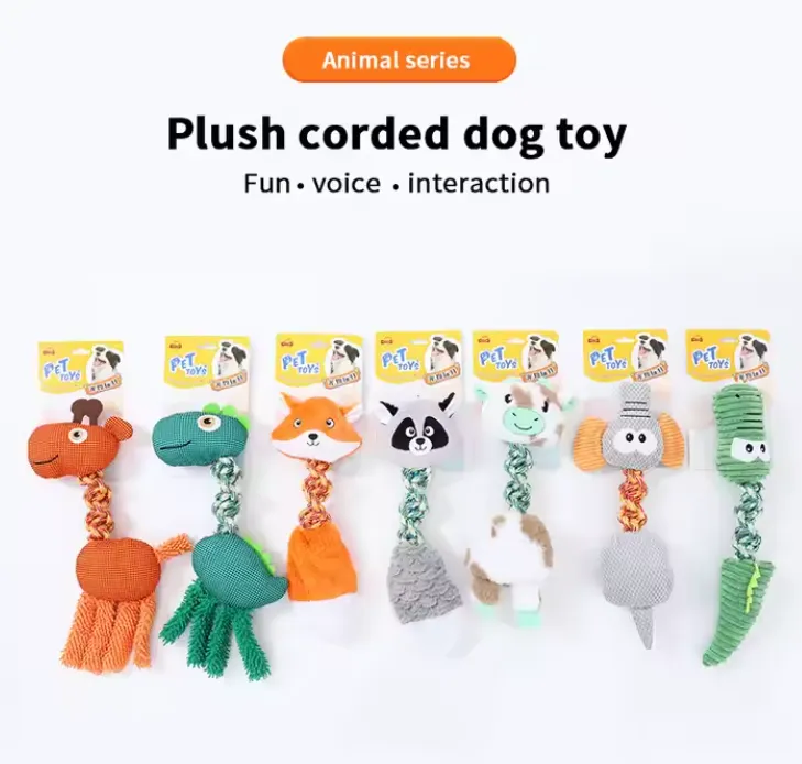 Juguete Interactivo de Peluche Animal para Perros Grandes vista frontal