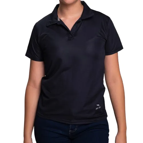 muer usando camisa tipo  POLO AirMan Crew Cold Dry vista frontal 