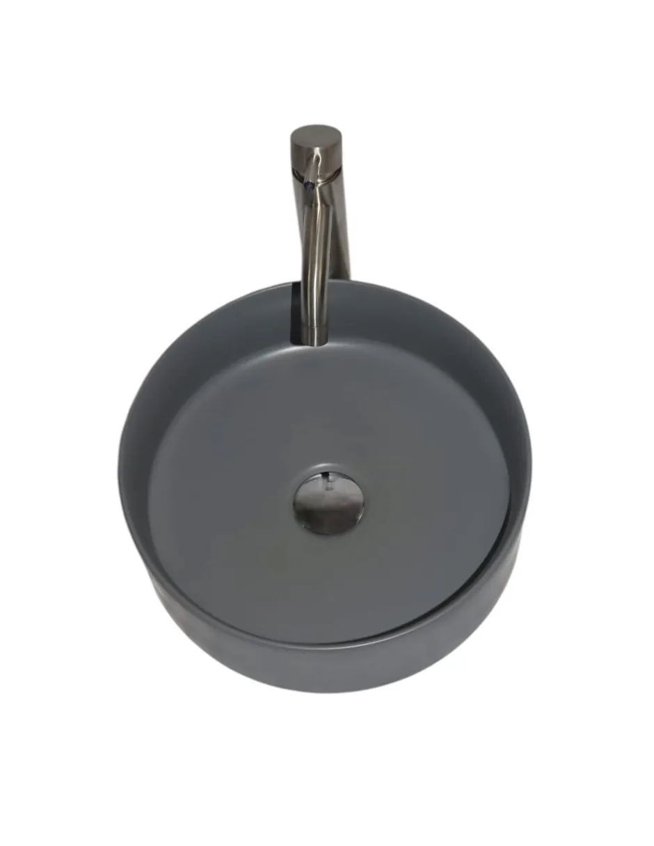 KIT ANJALI SATINADO Gris Mate vista frontal 