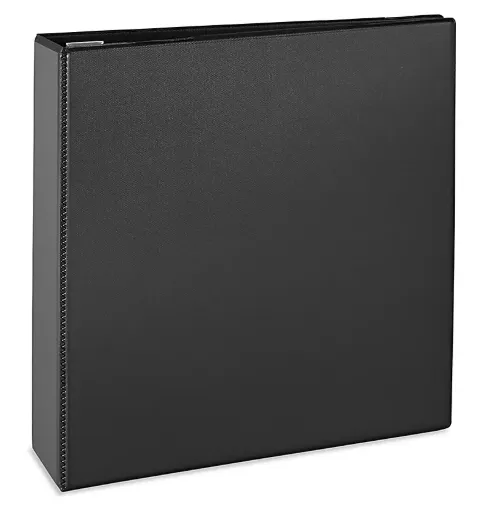 Carpeta tamaño carta 2" de argollas color negro