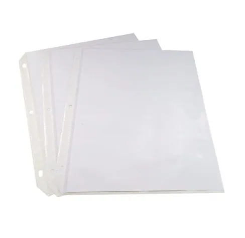 Micas de Vinil Transparente con Ceja – Tamaño Carta