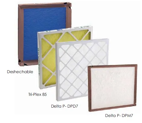 Filtros de Panel Desechables de varios modelos