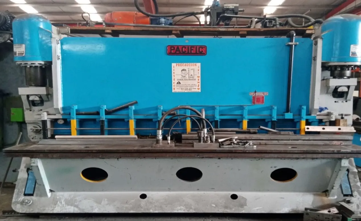 Cizalla PACIFIC 10’ x 1/2” hidráulica