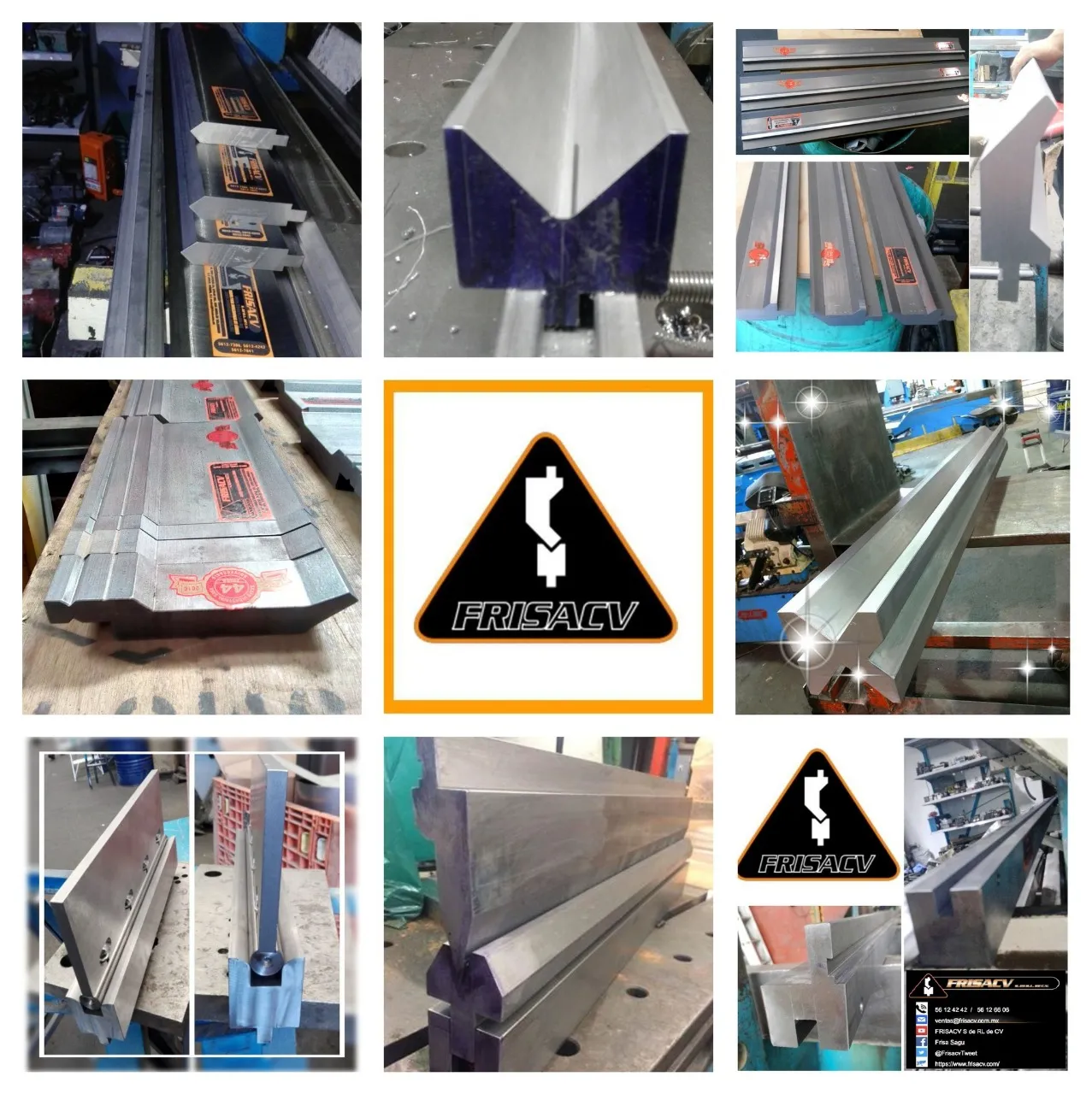 Fabricación y Rectificación de Dados para Dobladoras de Lámina