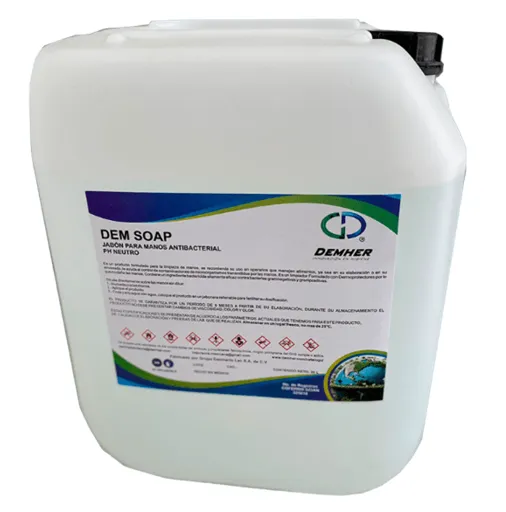 Jabón para Manos Antibacterial pH Neutro – Grado Alimenticio