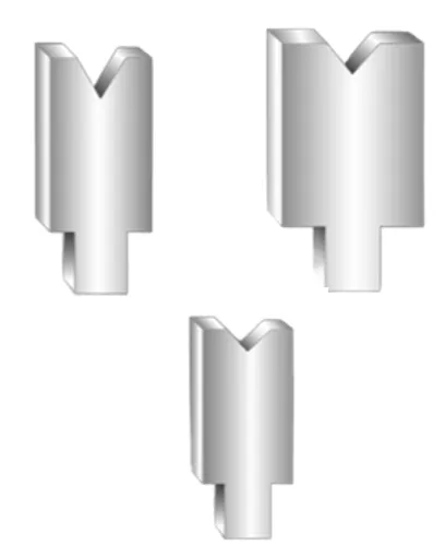 Dados de doblez hembra a 90º para prensas plegadoras