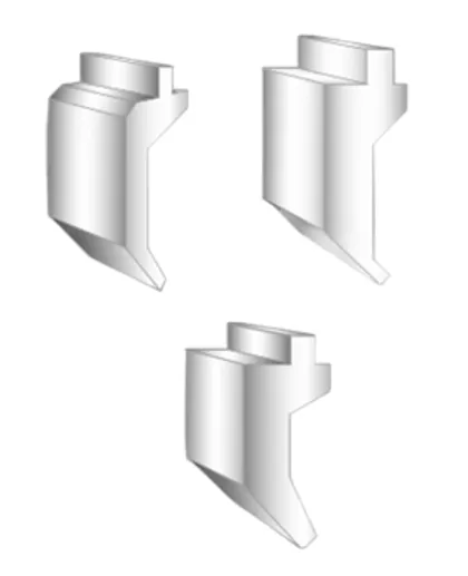 Dados cuello de ganso para prensas plegadoras