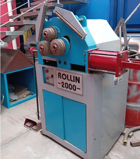 Roladora de perfil ROLLIN 2000 para tubo hasta 2″ (5 HP, 220 V trifásico)