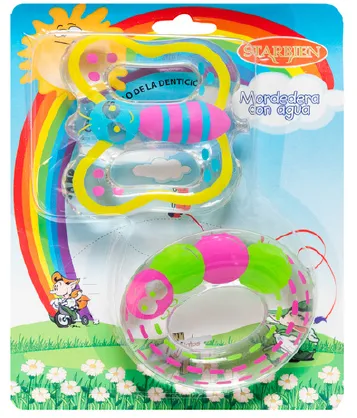 Mordedera mariposa-gusano para bebé (EVA libre de BPA, 3–24 meses)