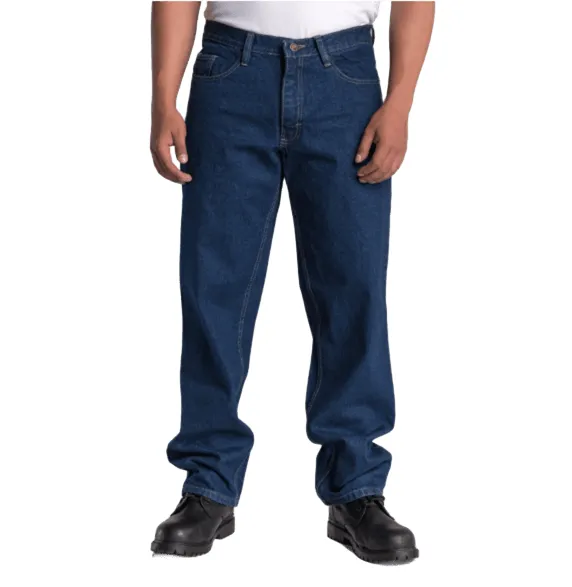 Pantalón de mezclilla 14 oz azul stone para trabajo rudo