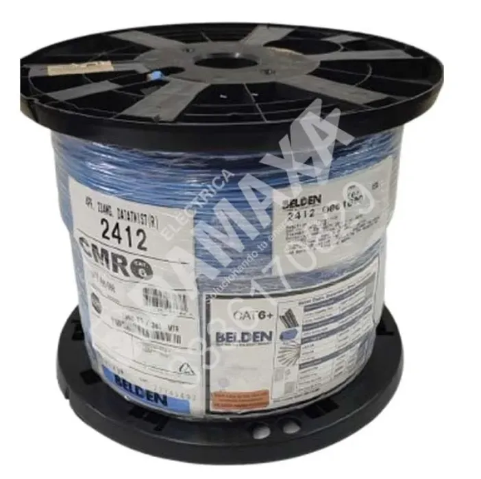 Cable UTP CAT 6 Belden para redes estructuradas categoría 6
