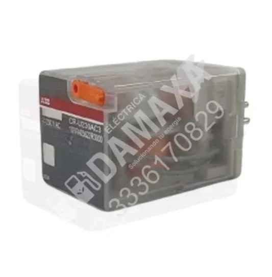 Relevador encapsulado 8 pines 10A 115V para tableros y control